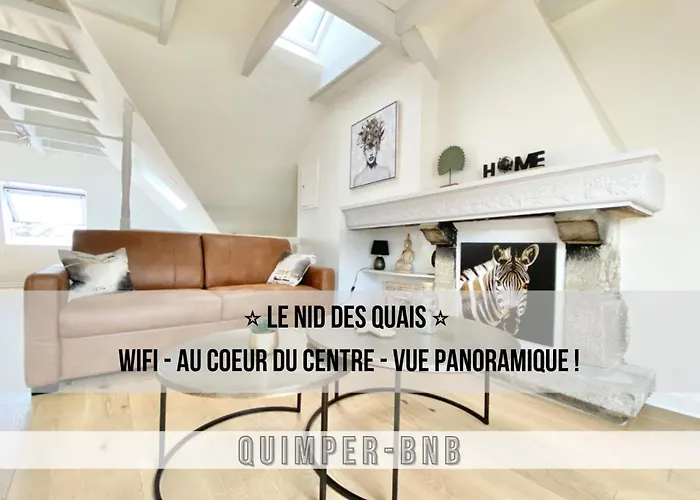 Le Nid Des Quais - Vue Panoramique Au Coeur De La Ville - Wifi - Entree Autonome