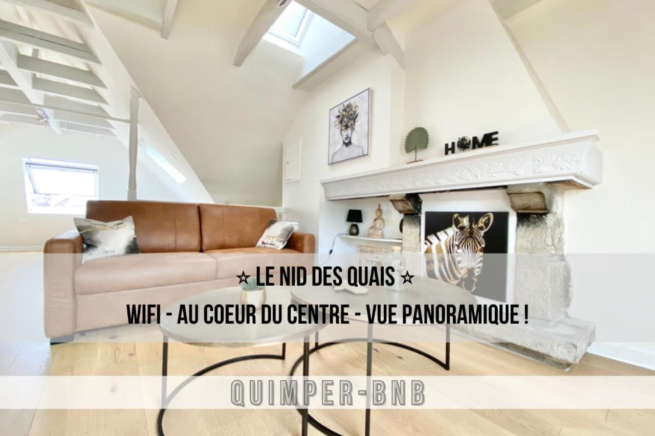 Le Nid Des Quais - Vue Panoramique Au Coeur De La - Wifi - Entree Autonome Apartment Quimper